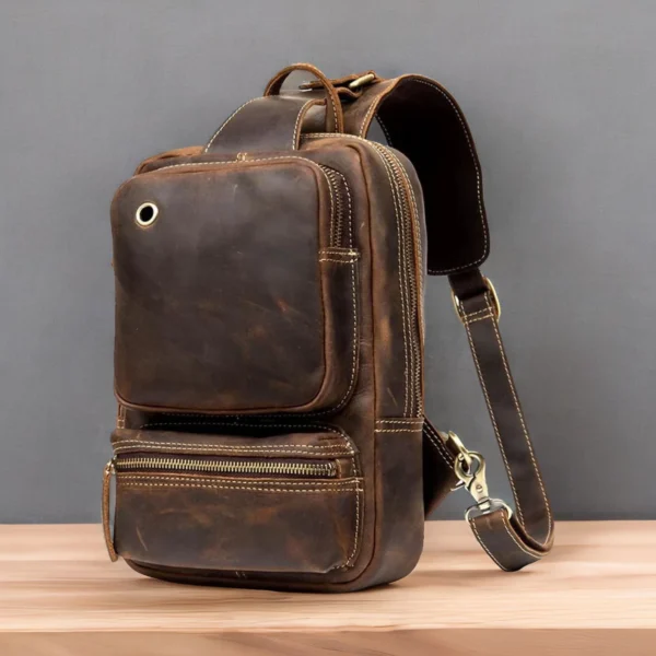 Vintage Leather Backpack