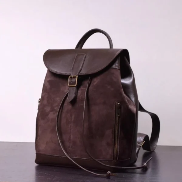 Brown Leather Medium Daypack
