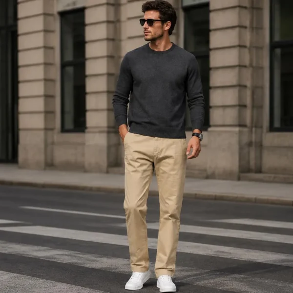 Cotton Chino Pants