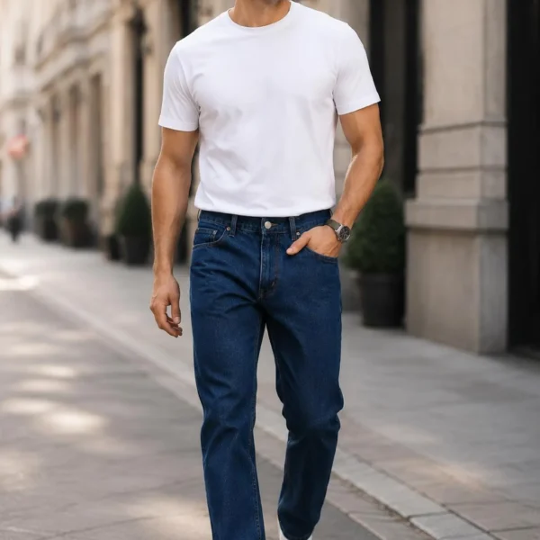 Regular Fit Black Jeans